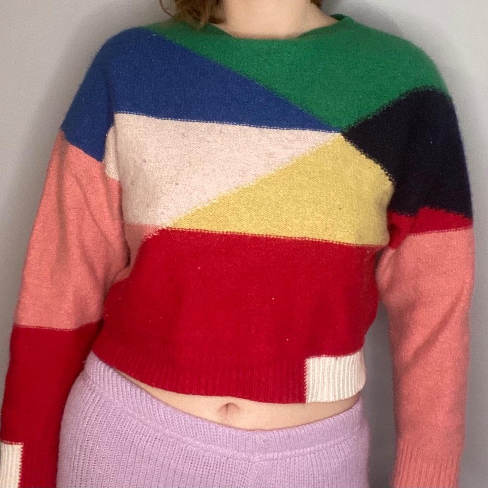 Joie Multicolor Colorblock Sweater